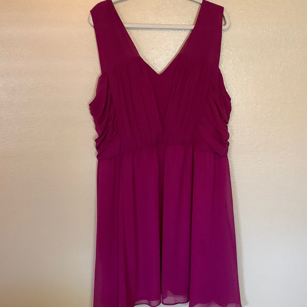 ASOS Curve purple sleeveless dress size 22